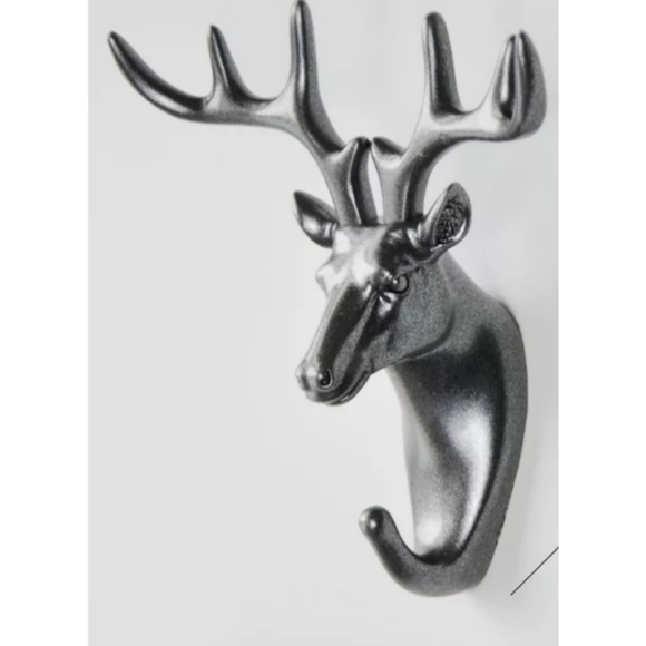Other - 🧡5 ⭐ rated🧡METALLIC BLACK DEER Shaped wall hook